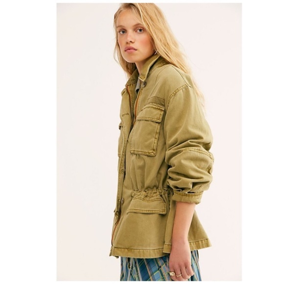 FREE PEOPLE | Seize the Day Army Jacket NWT - Picture 3 of 6